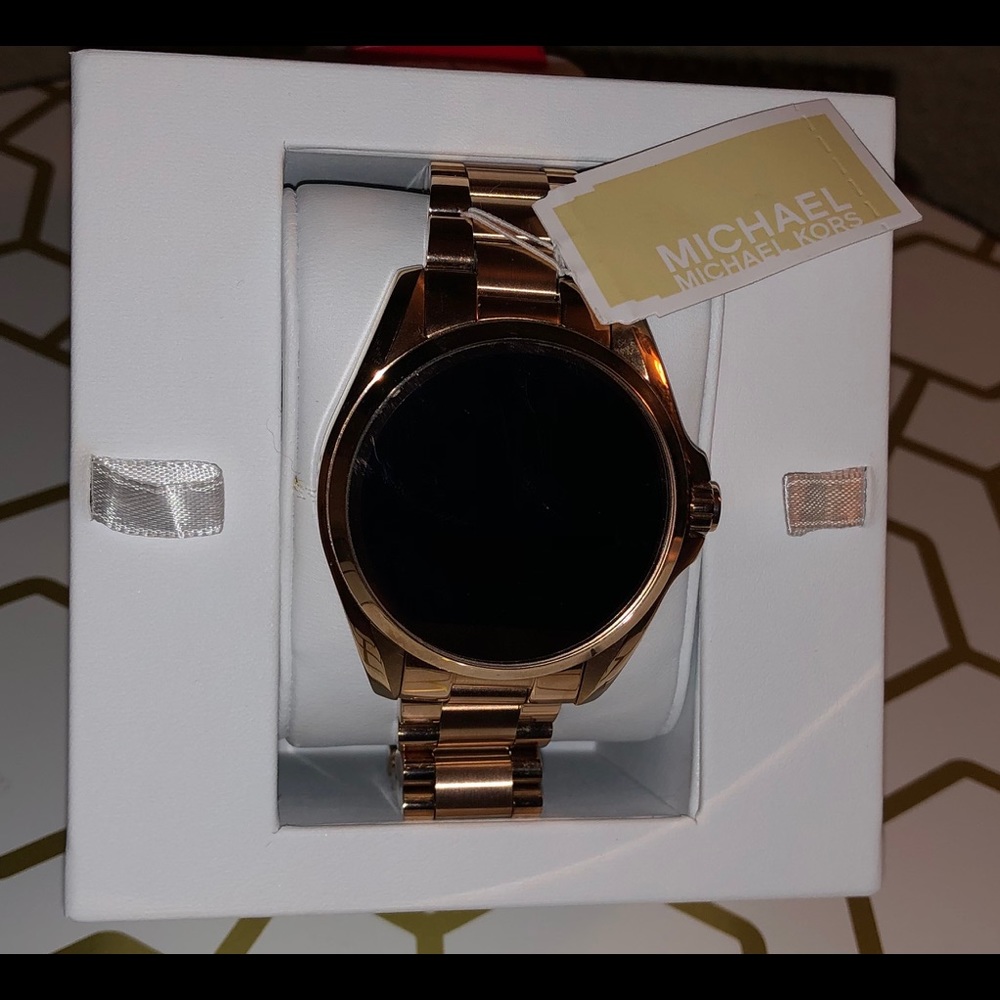 Michael Kors rose gold smartwatch